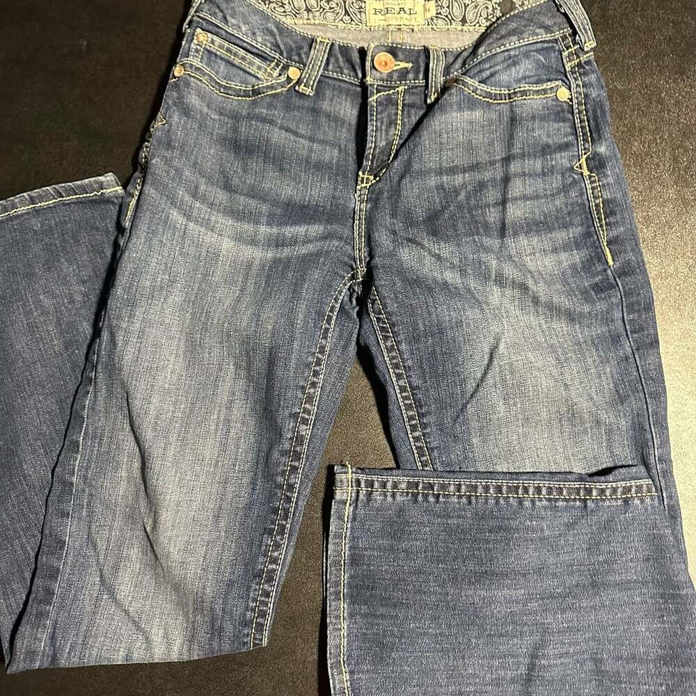 Ariat Real Everlee Boot Jean Size 16 Chillblue